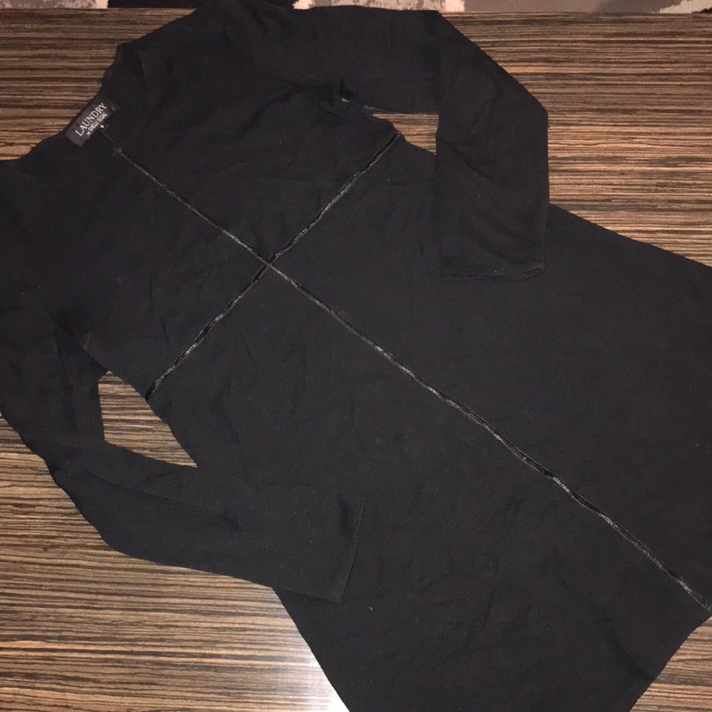 LAUNDRY Shelli Segal Black Long Sleeve Dress🖤
